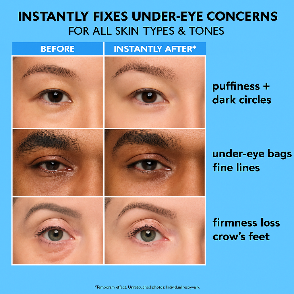 Instant-Eye Tightener - Makeup-Safe Formula